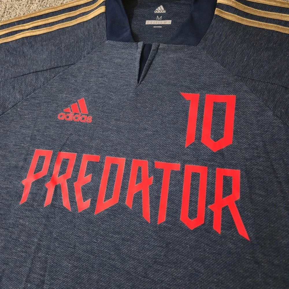 Adidas Predator ZZ Jersey Shirt Zinedine Zidane #10 Size Medium Limited Edition